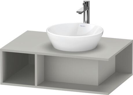 Console vanity unit wall-mounted, DE495800707 Concrete grey Matt, Decor