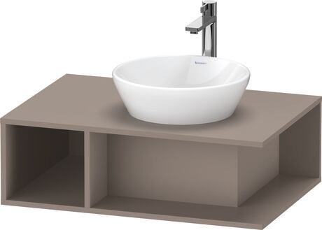 Console vanity unit wall-mounted, DE495804343 Basalte Matt, Decor