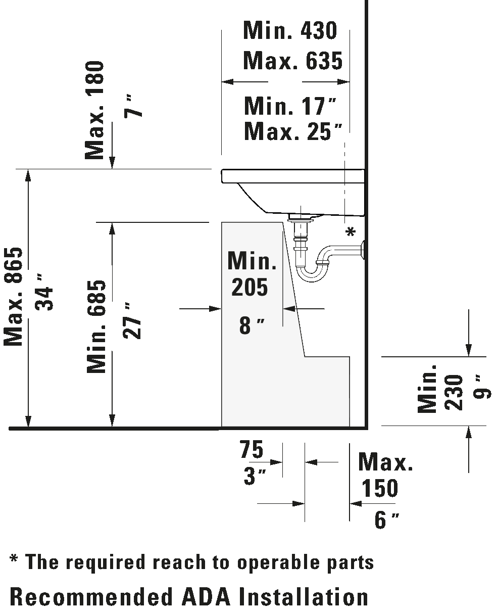 Wall Mounted Sink, 236765