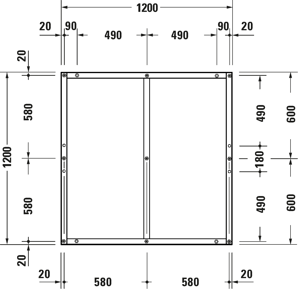 Support frame, 791376