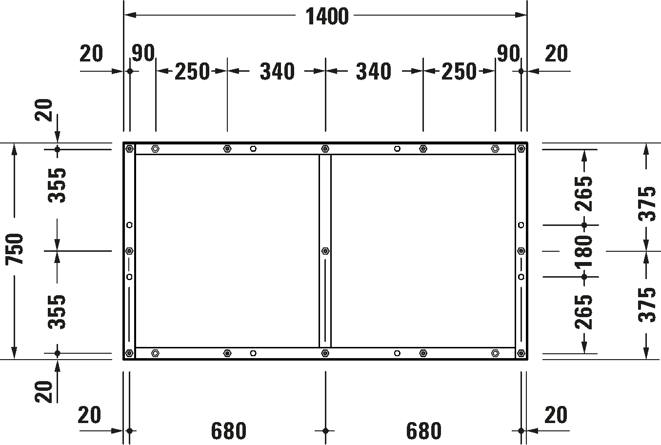 Support frame, 791386