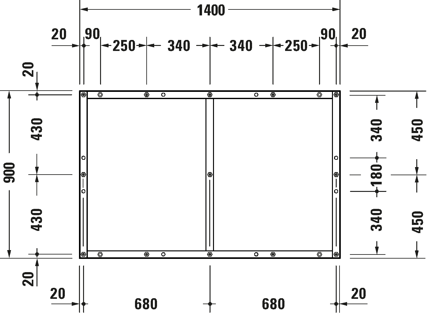 Support frame, 791388