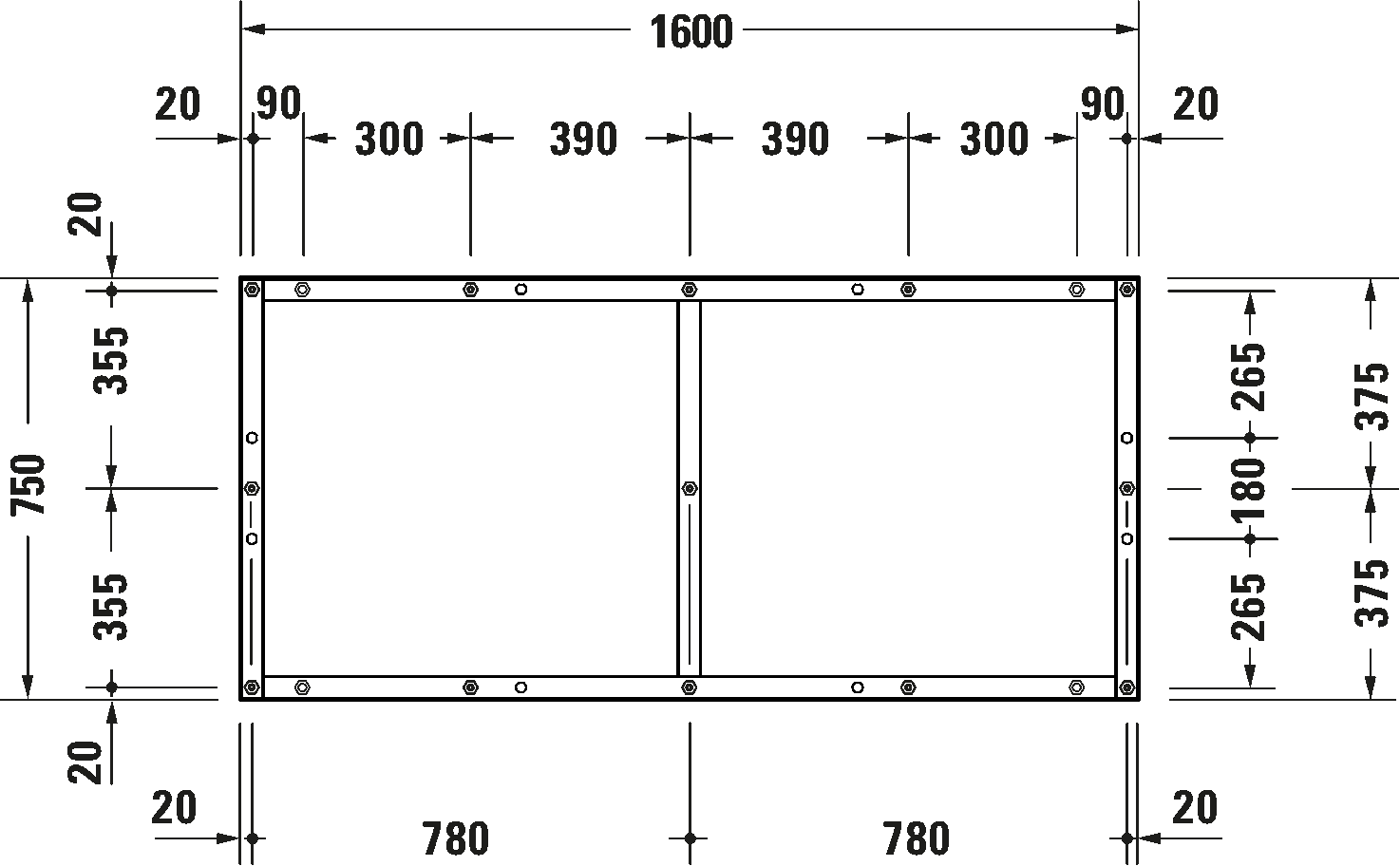 Support frame, 791392