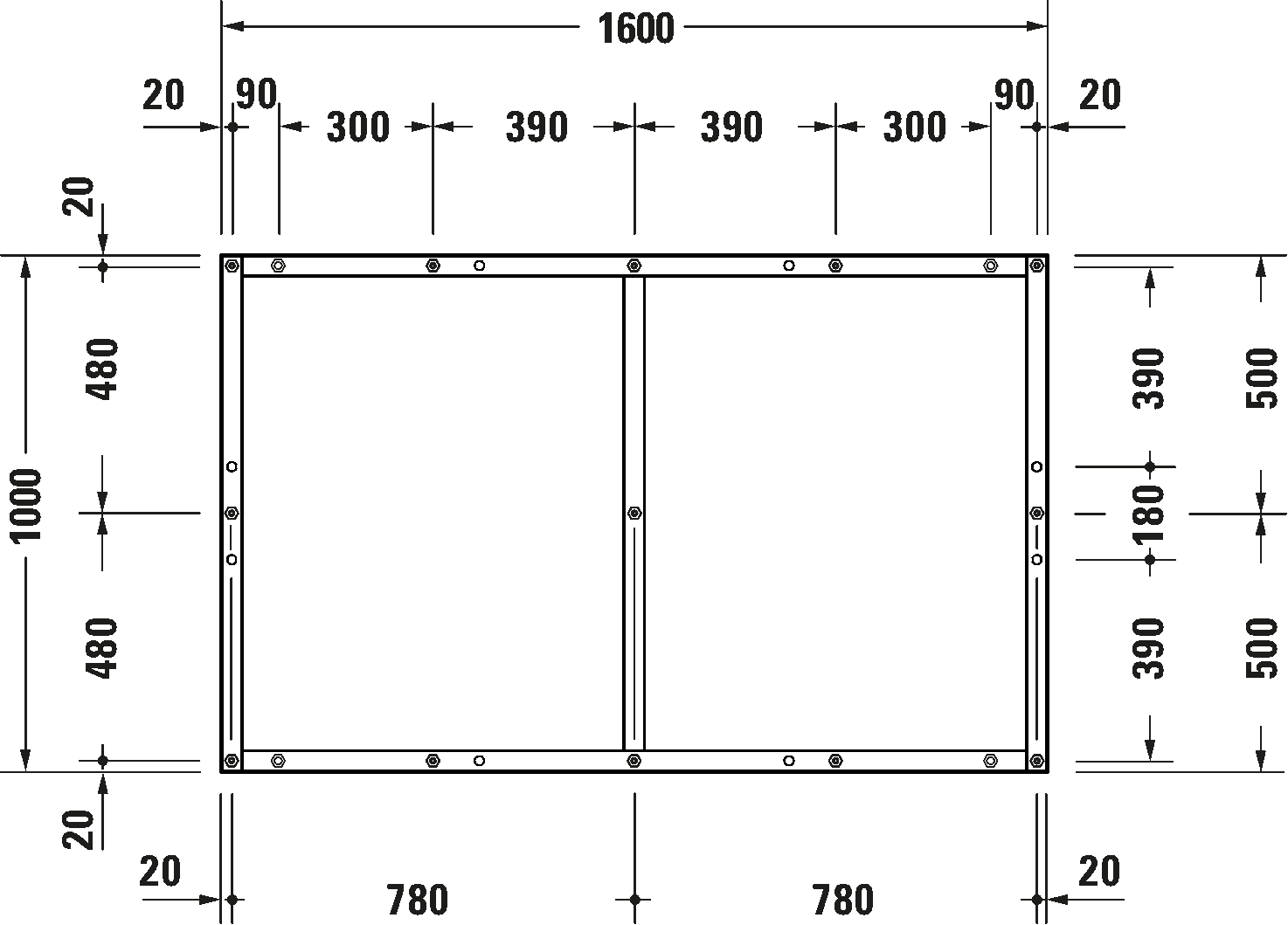 Support frame, 791395