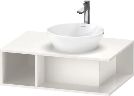 Console vanity unit wall-mounted, DE495802222 White High Gloss, Decor