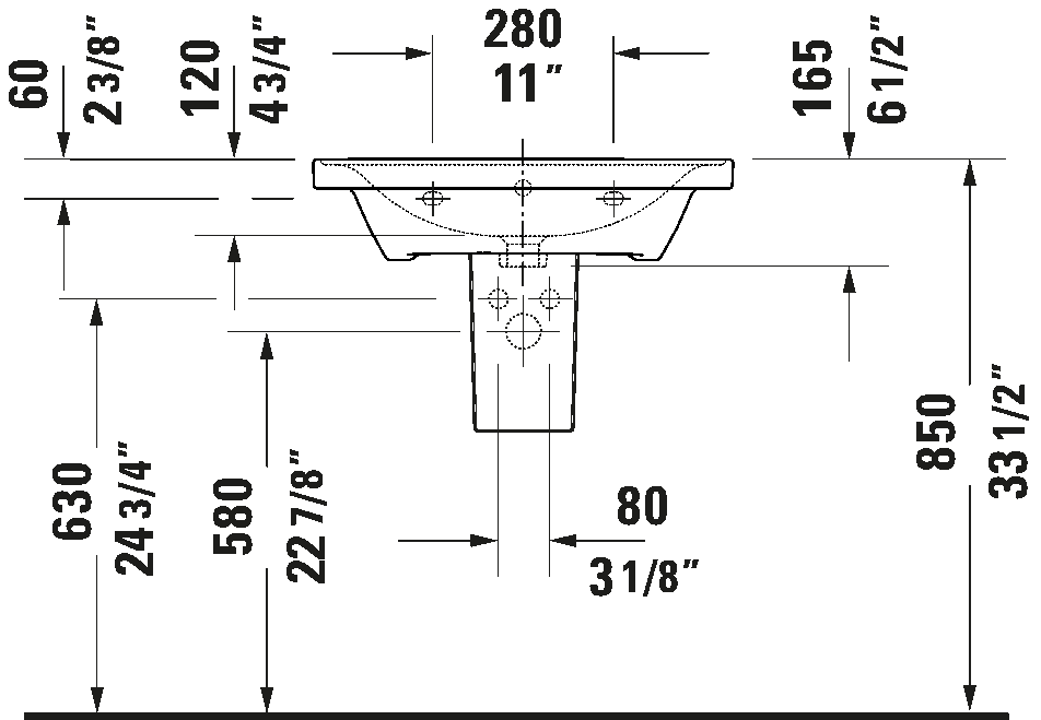 Wall Mounted Sink, 236765