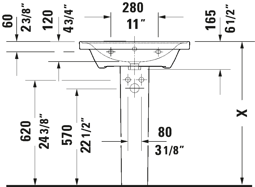 Wall Mounted Sink, 236765