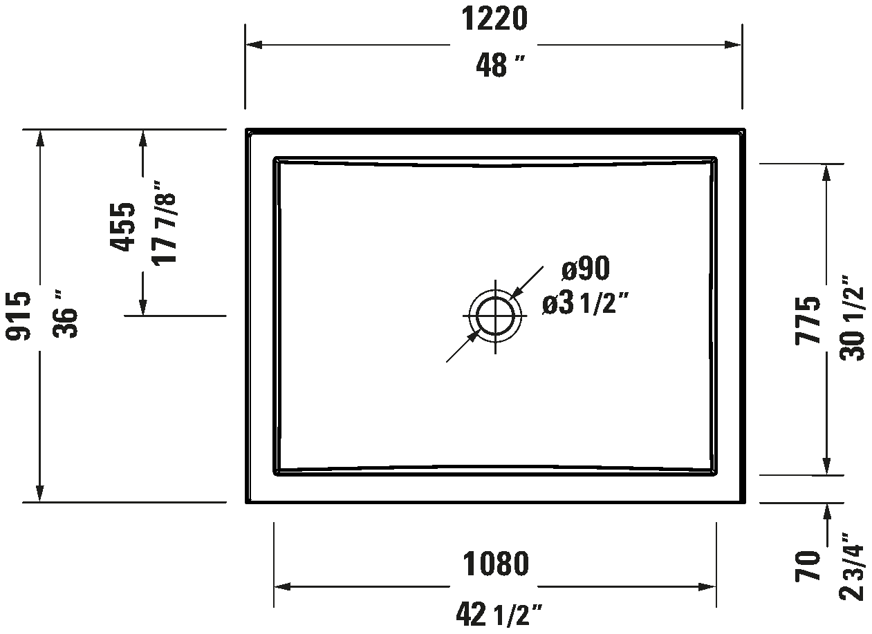 Shower Base, 720254
