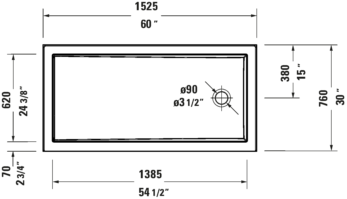 Shower Base, 720247