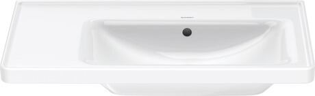 Washbasin, 2370800060 White High Gloss, Rectangular, Number of washing areas: 1 Right