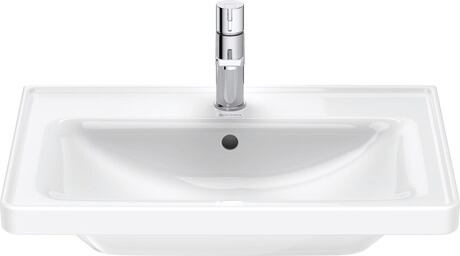 Washbasin, 2367650000 White High Gloss, Number of washing areas: 1 Middle, Number of faucet holes per wash area: 1 Middle