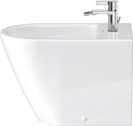 Floorstanding bidet, 2295100000 White High Gloss, Number of faucet holes per wash area: 1