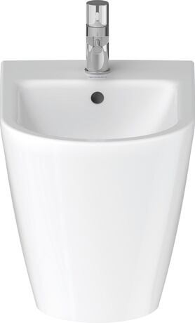 Floorstanding bidet, 2295100000 White High Gloss, Number of faucet holes per wash area: 1