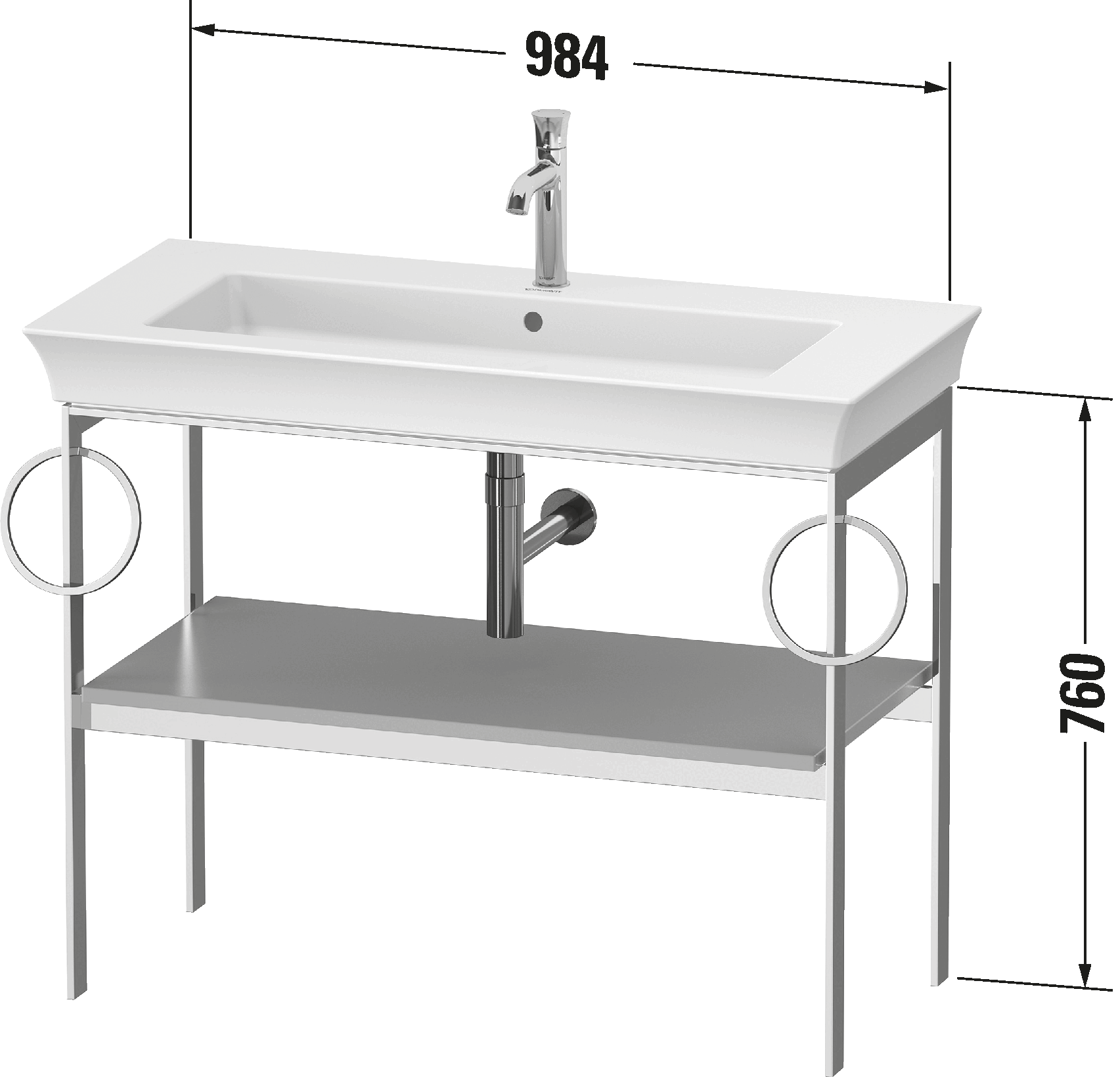 Metal console, WT4547 B