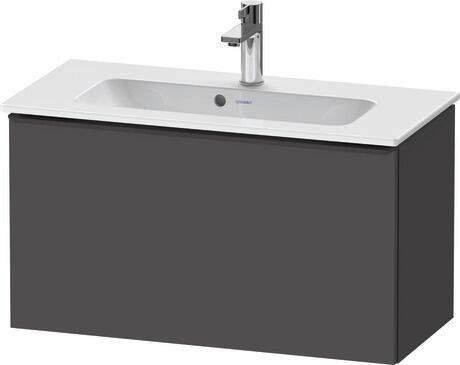 Vanity unit wall-mounted, DE42690BD490000 Graphite Matt, Decor, Handle Diamond black