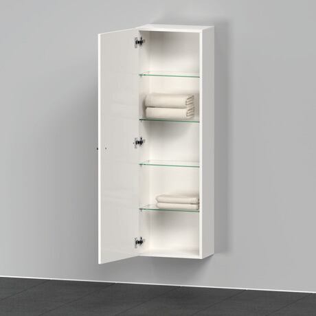 Semi-tall cabinet, DE011802222 White High Gloss, Decor