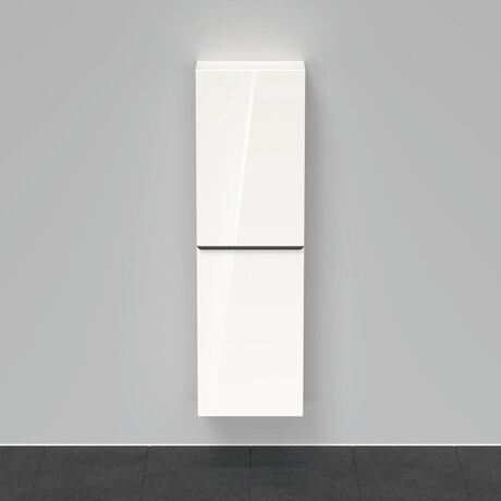 Semi-tall cabinet, DE011802222 White High Gloss, Decor