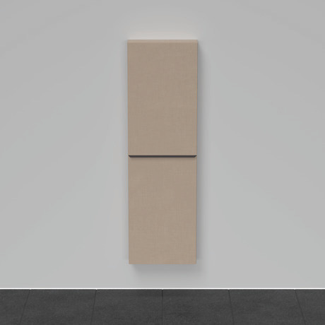 Szafka półwysoka, DE1318L7575 Umiejscowienie zawiasu: Lewy, Len szkło matowe Dekor, Uchwyt Czarny diament