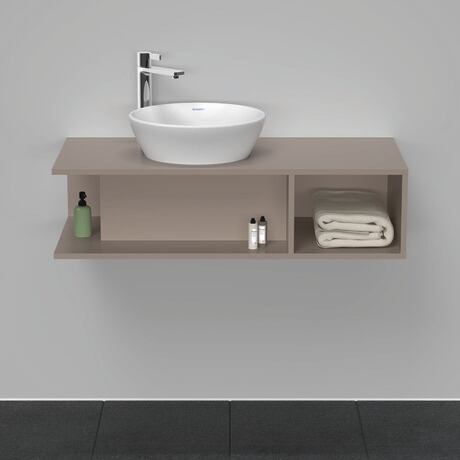 Console vanity unit wall-mounted, DE491904343 Basalte Matt, Decor