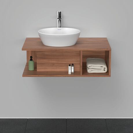 Console vanity unit wall-mounted, DE492807979 Walnut Matt, Decor