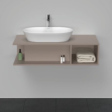 Console vanity unit wall-mounted, DE492904343 Basalte Matt, Decor