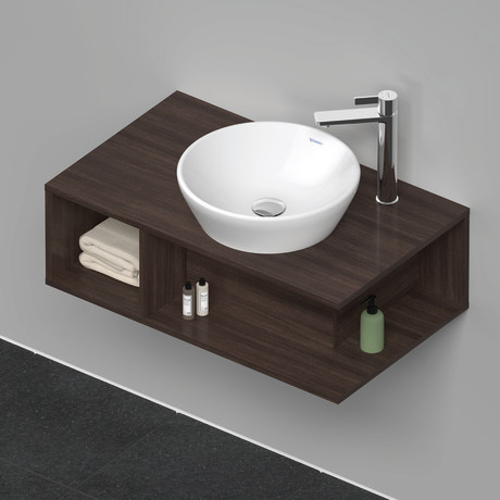 Mueble bajo lavabo para encimera, DE493805353 Castaño oscuro Mate Decoración