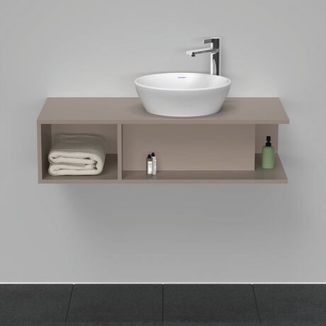 Console vanity unit wall-mounted, DE493904343 Basalte Matt, Decor