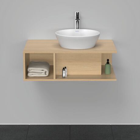 Console vanity unit wall-mounted, DE495803030 Natural oak Matt, Decor