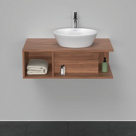 Console vanity unit wall-mounted, DE495807979 Walnut Matt, Decor