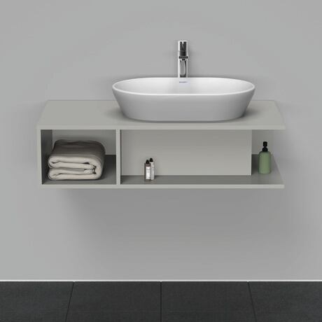 Console vanity unit wall-mounted, DE495900707 Concrete grey Matt, Decor