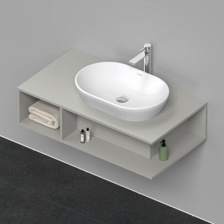 Console vanity unit wall-mounted, DE495900707 Concrete grey Matt, Decor