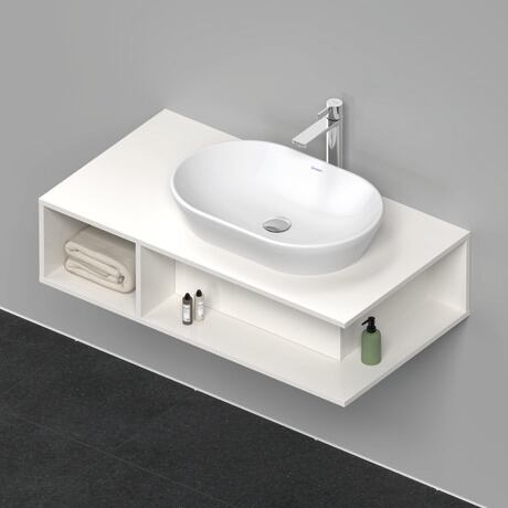 Console vanity unit wall-mounted, DE495902222 White High Gloss, Decor