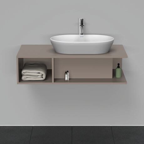 Console vanity unit wall-mounted, DE495904343 Basalte Matt, Decor