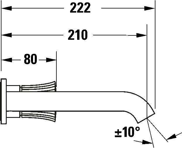 Single lever basin mixer, WT1070004