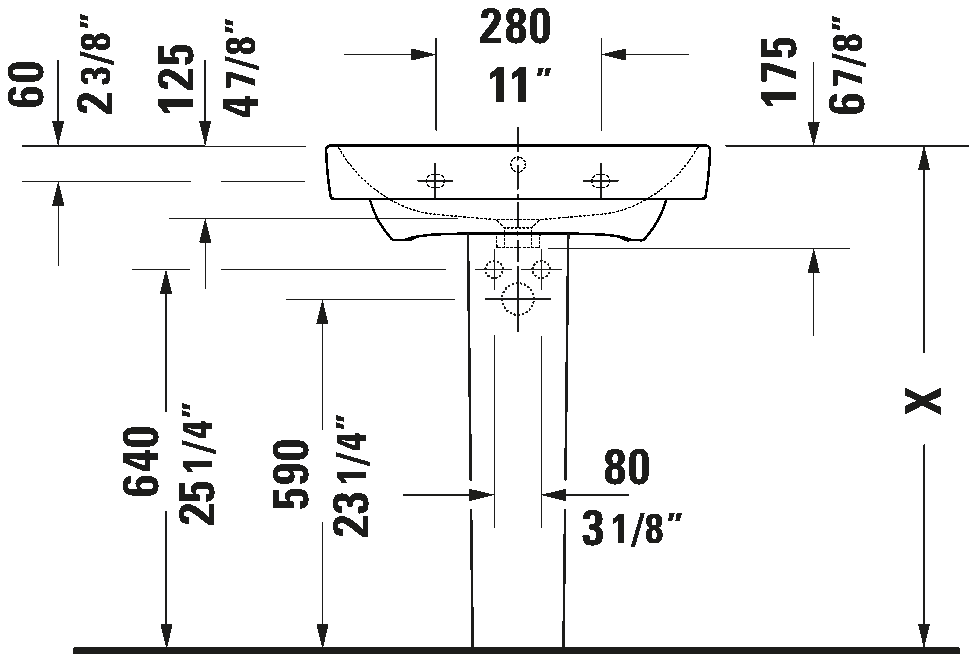 Wall Mounted Sink, 237565