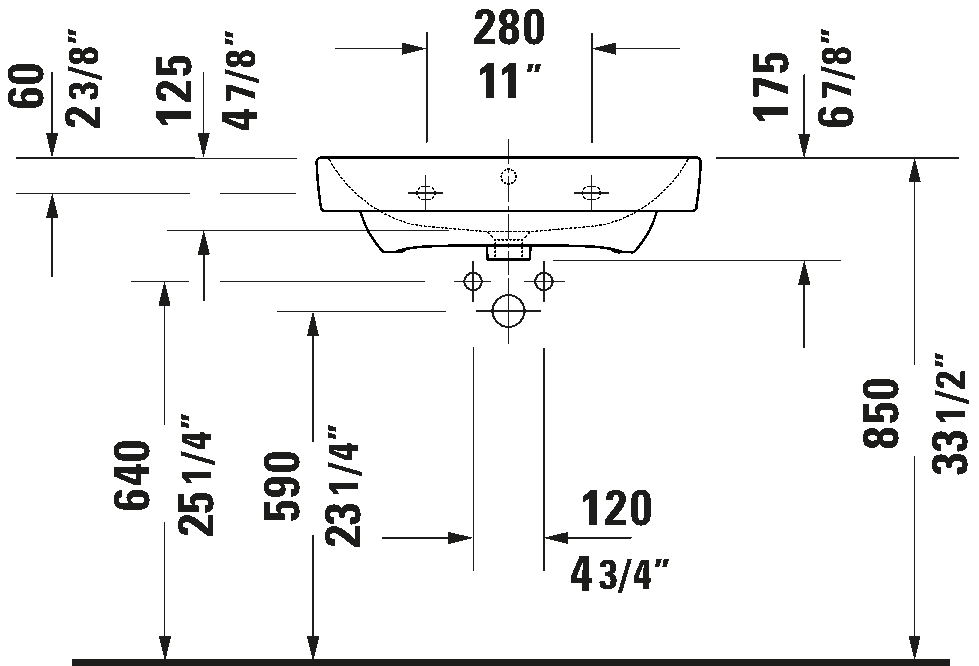 Wall Mounted Sink, 237565