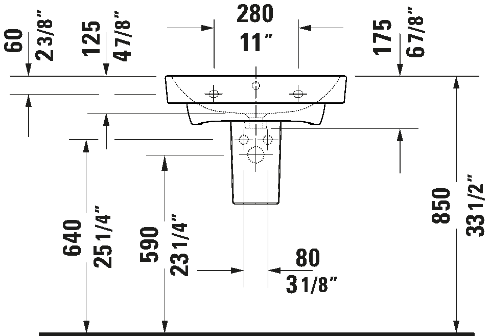 Wall Mounted Sink, 237560