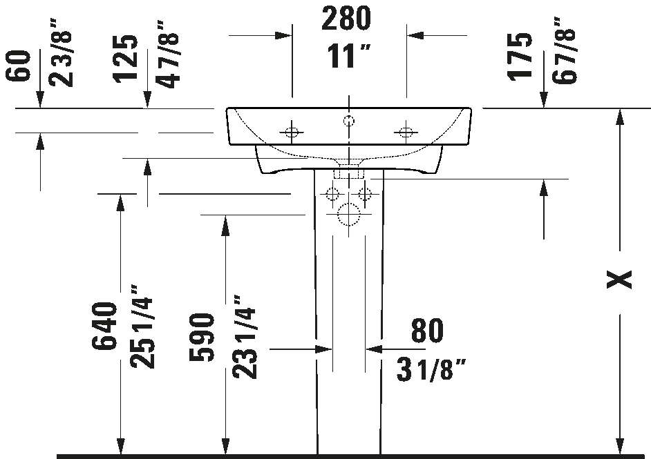 Wall Mounted Sink, 237560