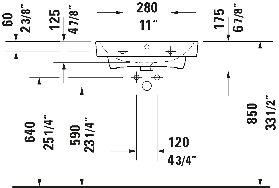 Wall Mounted Sink, 237560