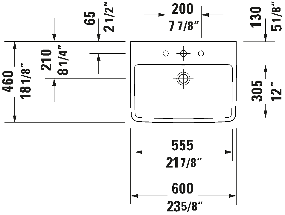 Wall Mounted Sink, 237560