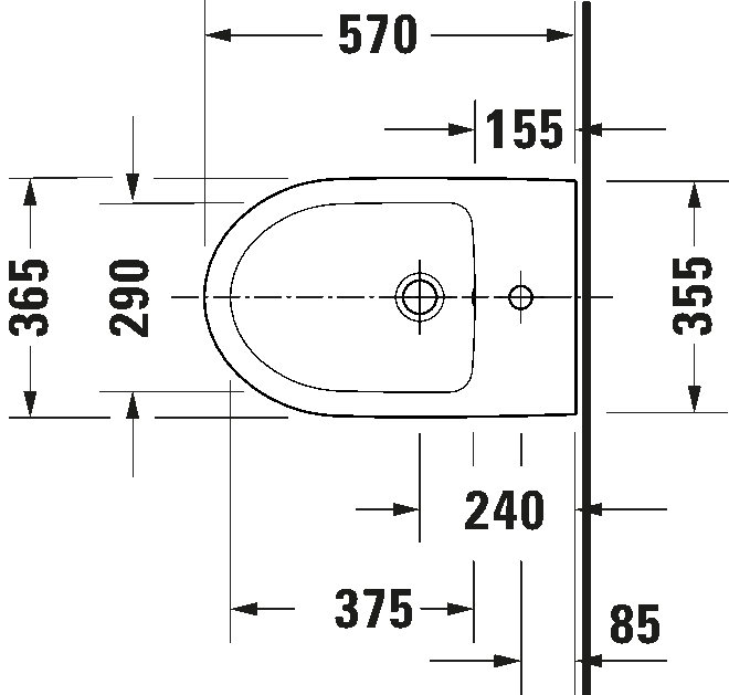 Floorstanding bidet, 229610