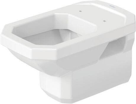 Wall-mounted toilet, 0182090000 White High Gloss, Flush water quantity: 6 l