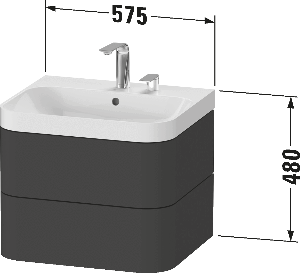 c-shaped set wall-mounted, HP4345 E/N/O