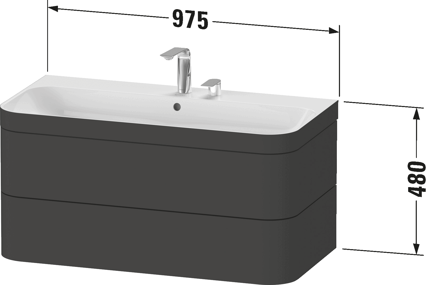 c-bonded set wall-mounted, HP4638 E/N/O