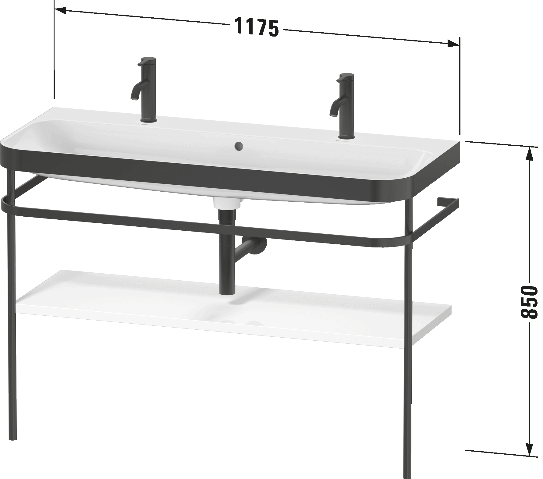 c-bonded set with metal console, HP4759 O