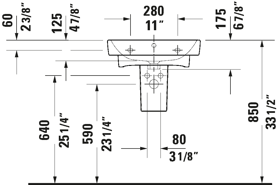 Wall Mounted Sink, 237555