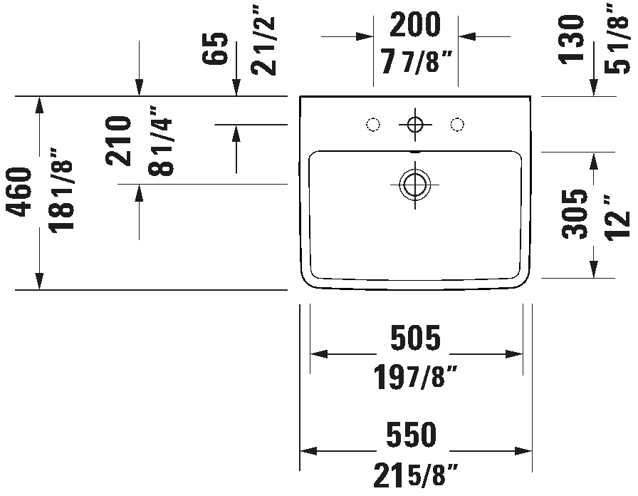 Wall Mounted Sink, 237555