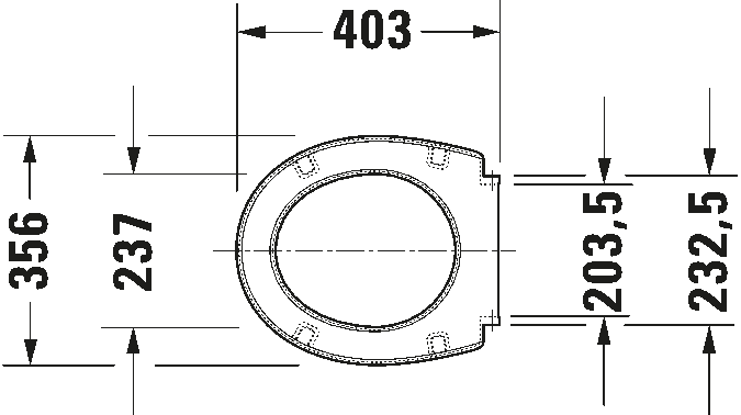 WC-Sitz Duraplus, 006681
