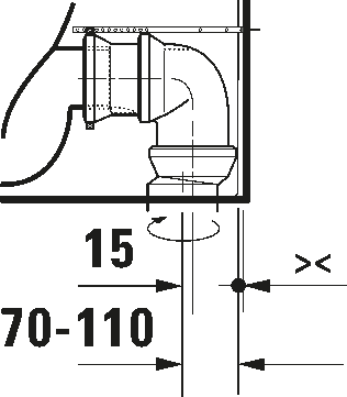 Toilet close-coupled, 200509