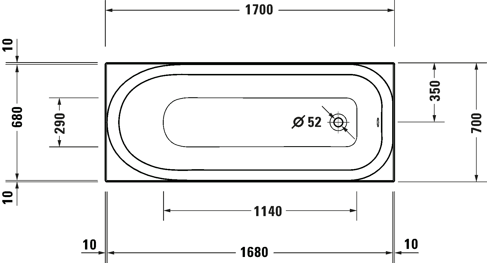 Bathtub, 700500